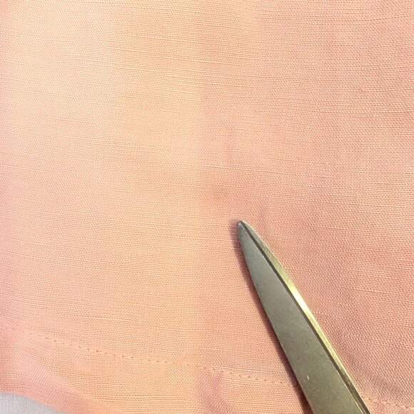 NWT Levi’s | Lyocell Flax Open Back Peasant Blouse Top in Orange Sorbet | Medium - Picture 11 of 11